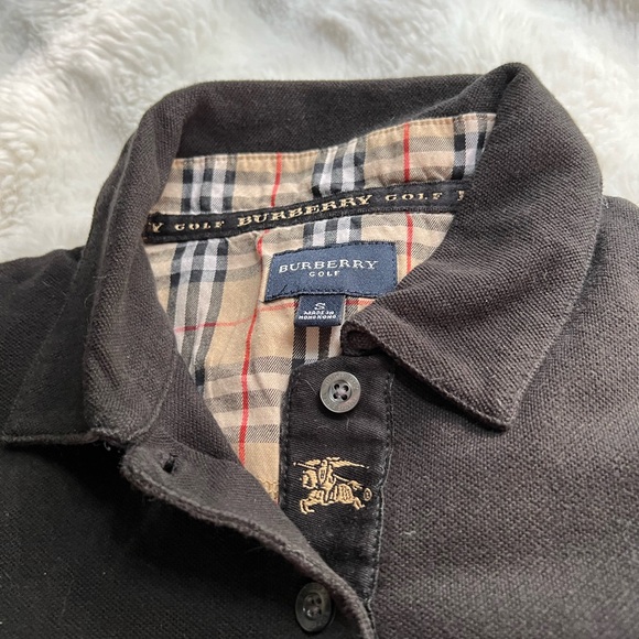 Burberry Women’s Golf Polo with Check Trim - Picture 2 of 5